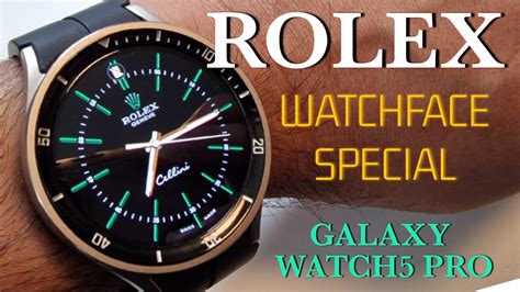 rolex watch face for galaxy watch 5|rolex watch face samsung.